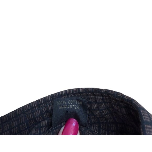 COTTON TRADERS BUTTON UP SHIRT BROWN BLACK CHECK LONG SLEEVE MENS XL FALL AUTUMN - Picture 7 of 9